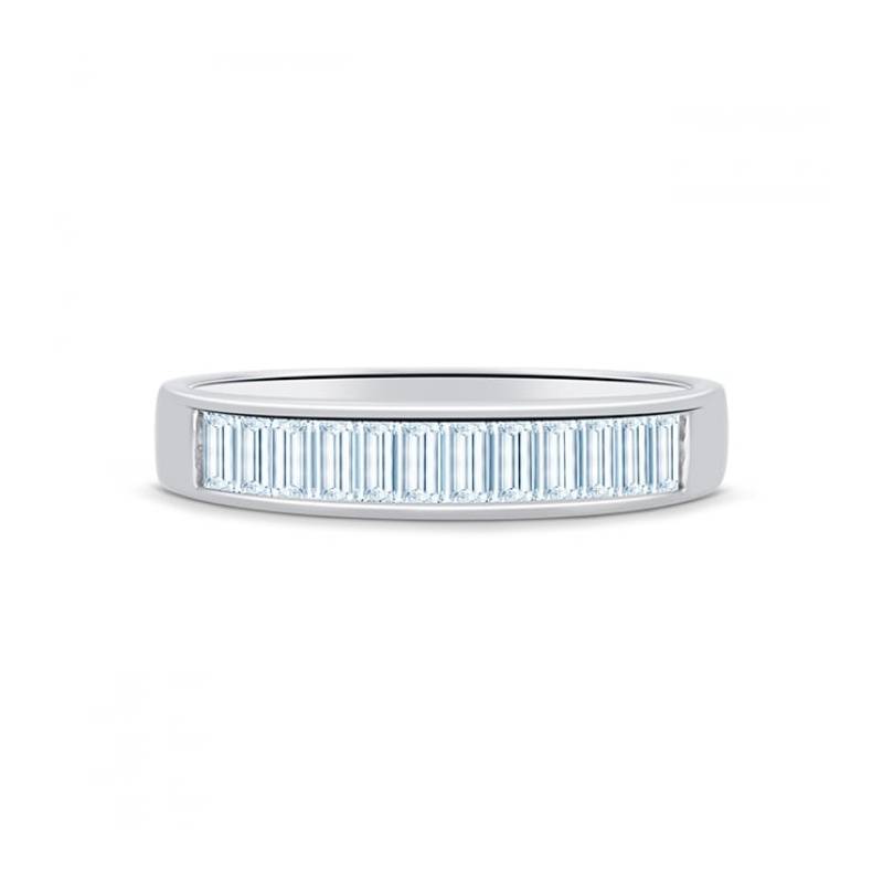 Alianza de diamantes baguette