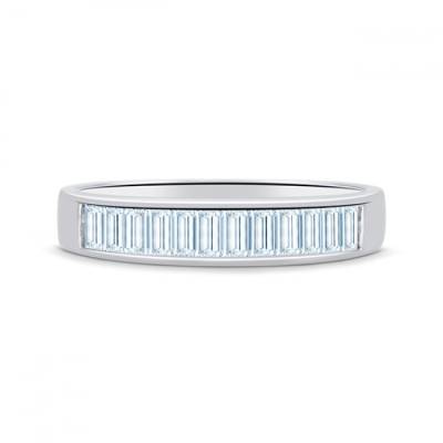Alianza de diamantes baguette
