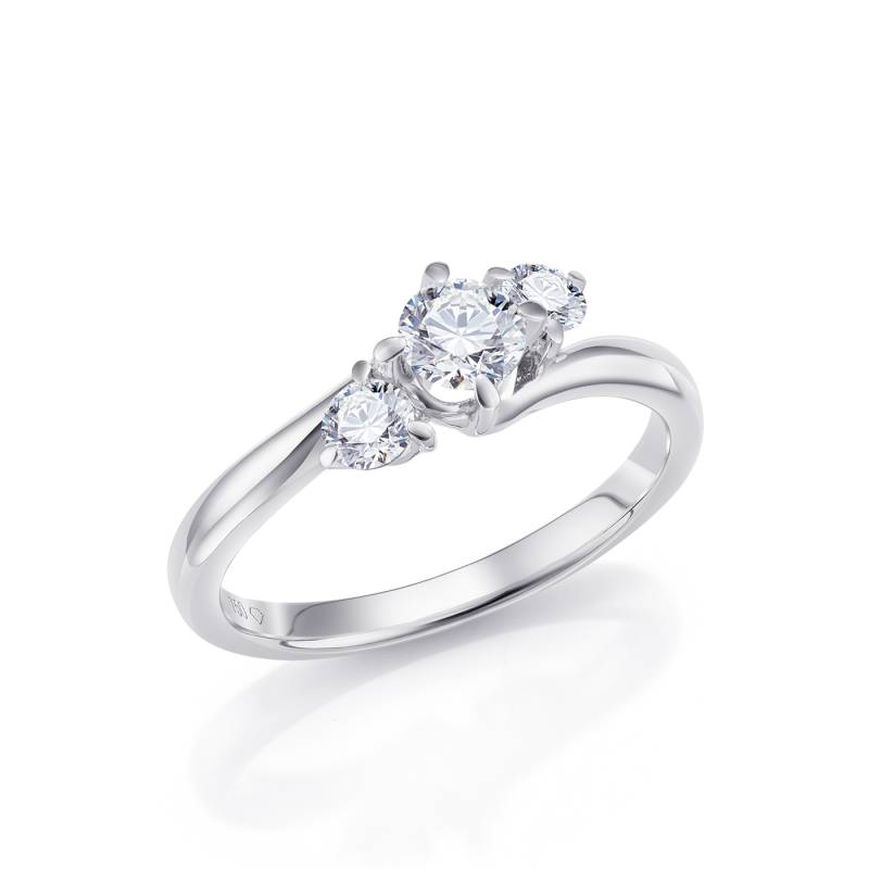 Anillo "Cibeles" en oro y diamantes colección Madrid - SR 65