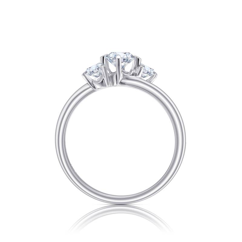 Anillo "Cibeles" en oro y diamantes colección Madrid - SR 65