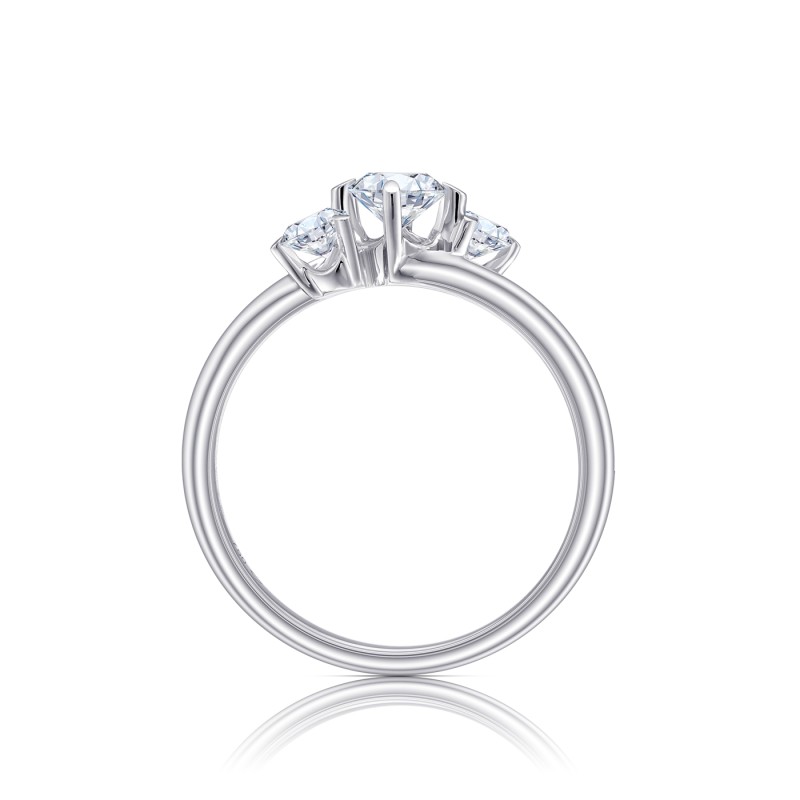 Anillo "Cibeles" en oro y diamantes colección Madrid - SR 65