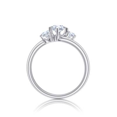 Anillo "Cibeles" en oro y diamantes colección Madrid - SR 65