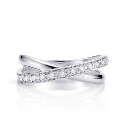 Alianza 15 Diamantes oro blanco Kerala sc213