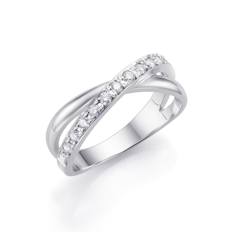 Alianza 15 Diamantes oro blanco Kerala sc213-2