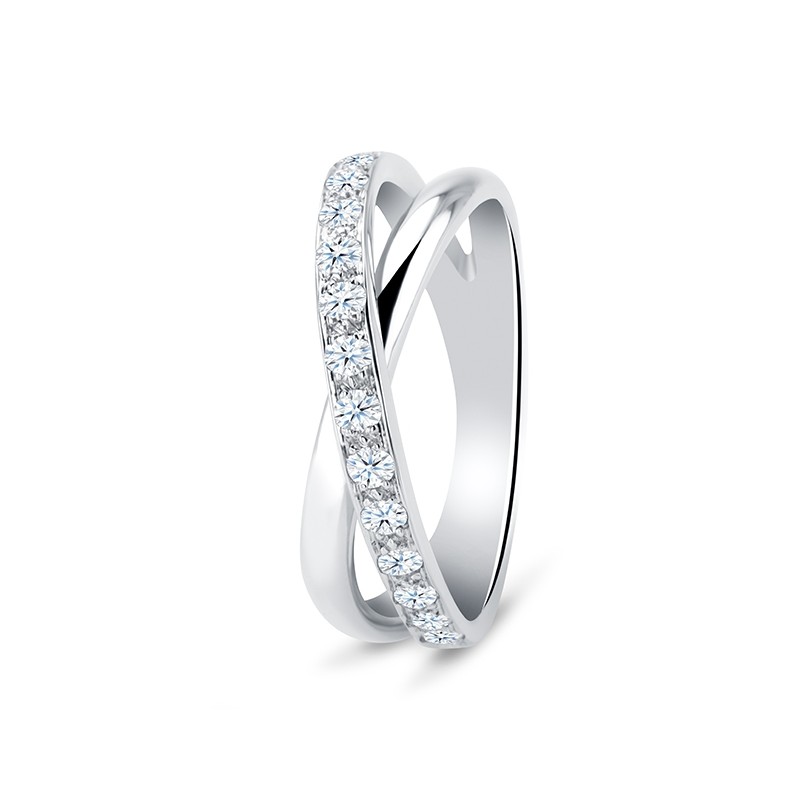 Alianza 15 Diamantes oro blanco Kerala sc213-4