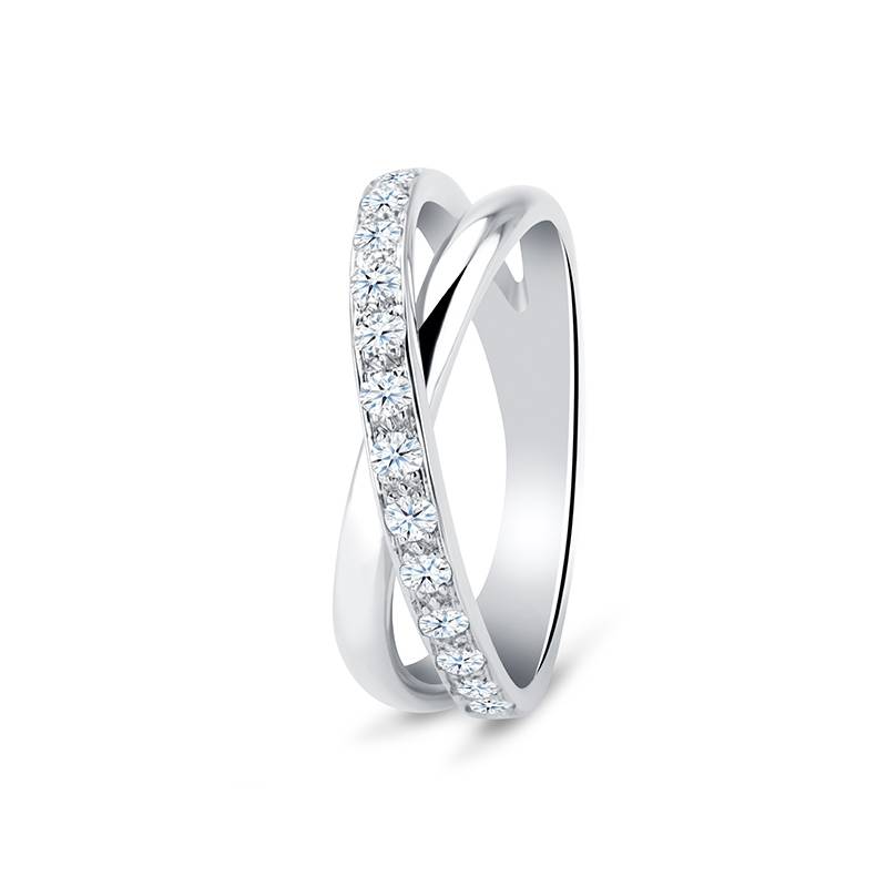 Alianza 15 Diamantes oro blanco Kerala sc213-4