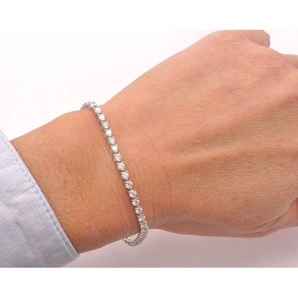 Pulsera clásica "SHALOSH" en Oro y diamantes