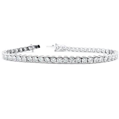 pulsera de compromiso con brillantes