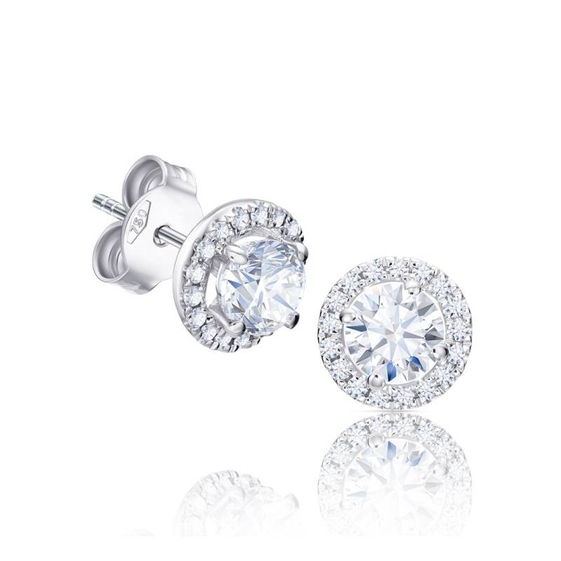 Pendientes SKY Diamantes con Orla - PR 1-2