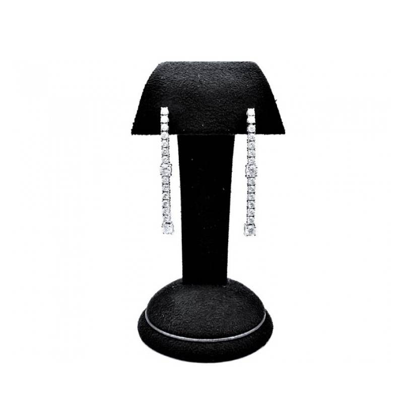 pendientes largos de diamantes 2
