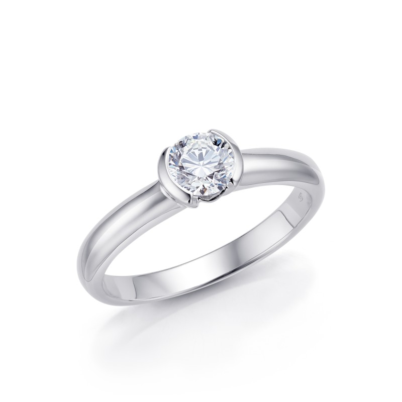 Solitario “Antic”  White Diamond de 0.30 cts  SC233-2