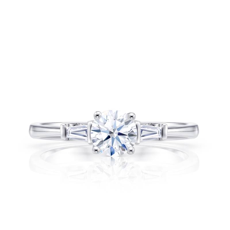 Sortija Diamond  trilogy clásica de excelente calidad  - SC 299