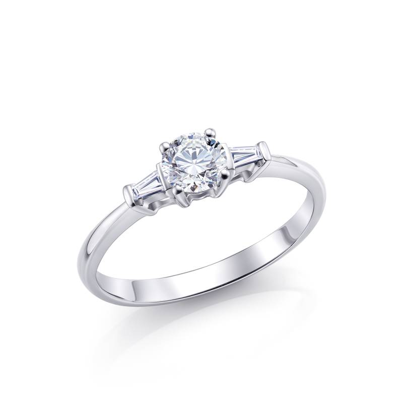 Sortija Diamond  trilogy clásica de excelente calidad  - SC 299-2