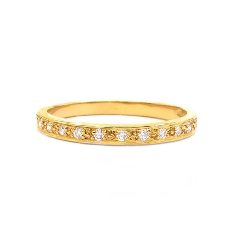 alianza brillantes oro amarillo
