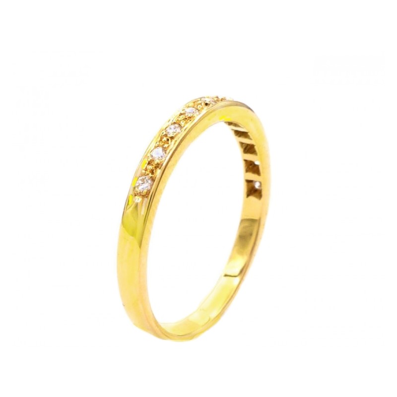 alianza brillantes oro amarillo