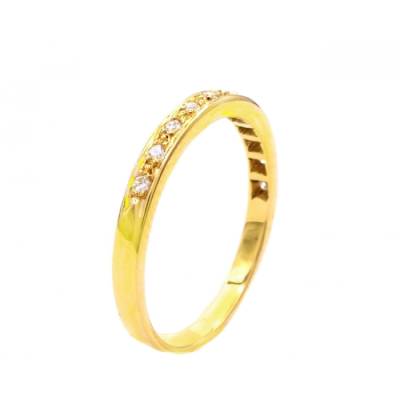 alianza brillantes oro amarillo