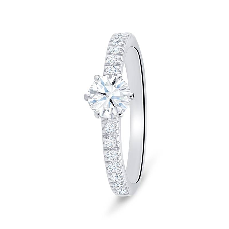 Sortija "Jaipur" colección de "Oro Blanco y diamantes" - SK 2