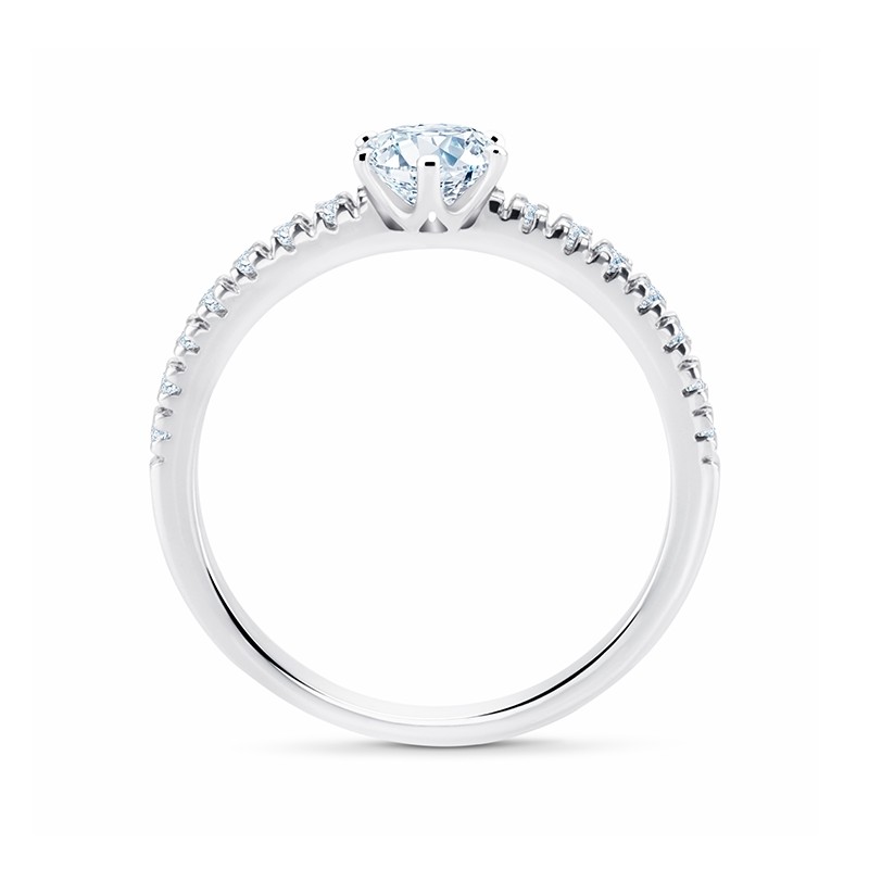 Sortija "Jaipur" colección de "Oro Blanco y diamantes" - SK 2