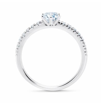 Sortija "Jaipur" colección de "Oro Blanco y diamantes" - SK 2