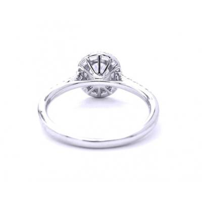 Sortija "Sakura" oro blanco 18k con orla de brillantes-1