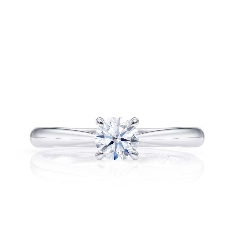 Solitario Verona de Oro Blanco y diamante SR 20