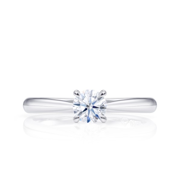 Solitario Verona de Oro Blanco y diamante SR 20
