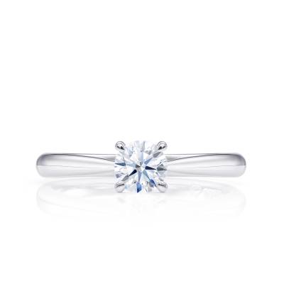 Solitario Verona de Oro Blanco y diamante SR 20