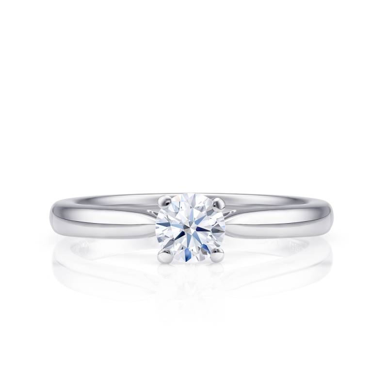 Sortija de pedida Nairobi oro Blanco y diamante 0.30 cts 4 garras