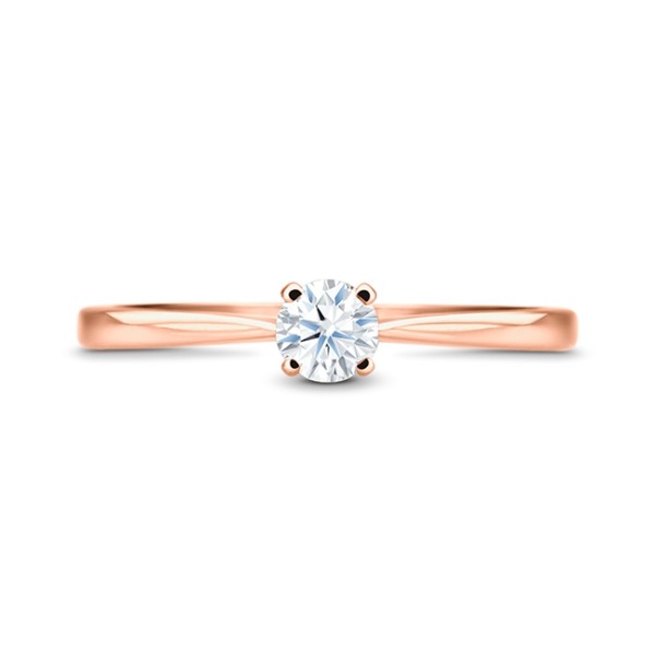 Sortija "Artemisa" en Oro rosa con brillante para mujer