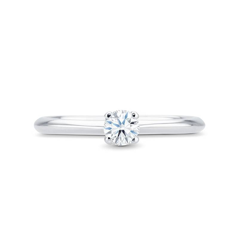 Anillo "HAIFA" solitario fabricado en oro y diamante