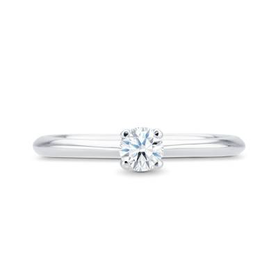 Anillo "HAIFA" solitario fabricado en oro y diamante