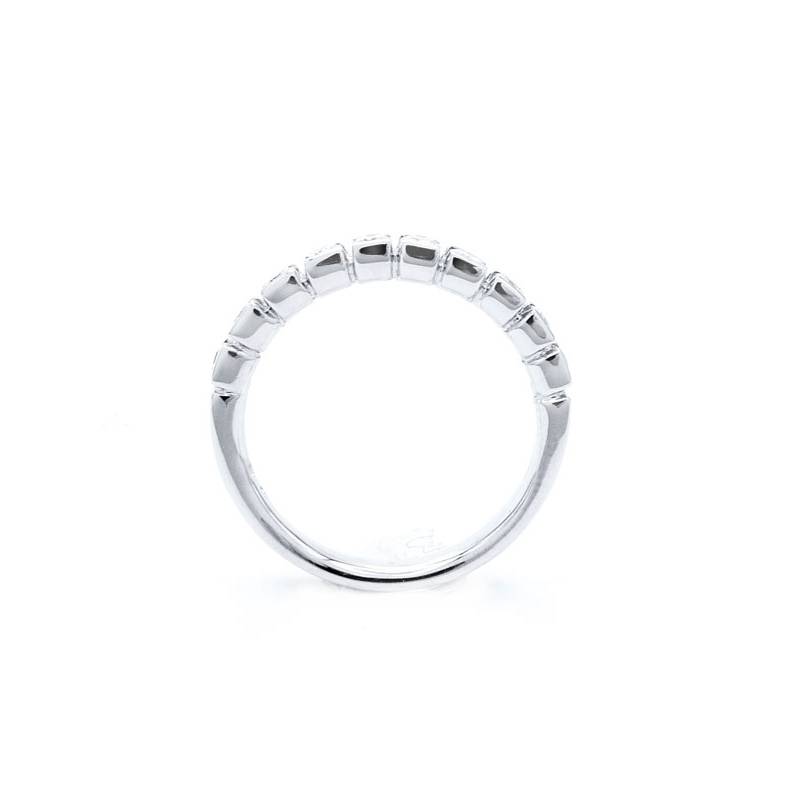 alianzas en oro blanco con brillantes