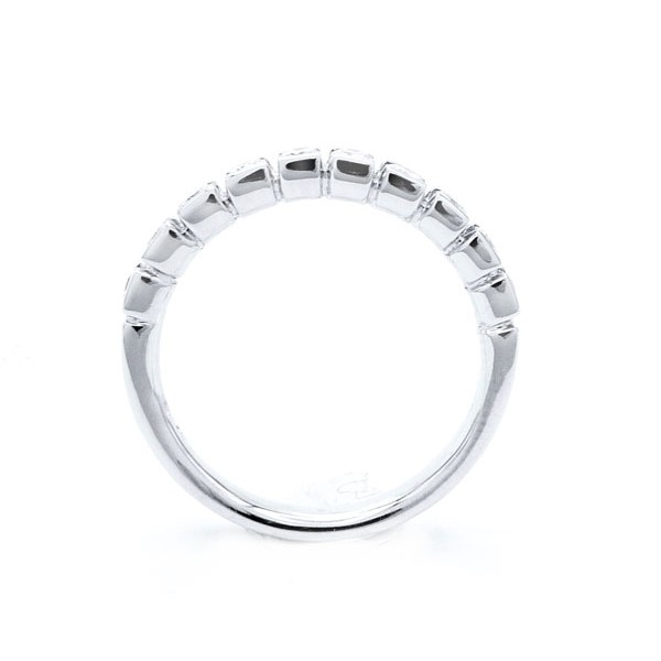 alianzas en oro blanco con brillantes