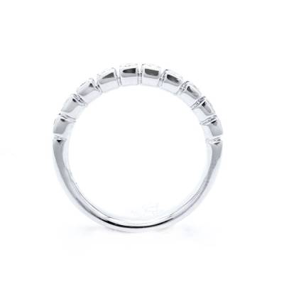 alianzas en oro blanco con brillantes