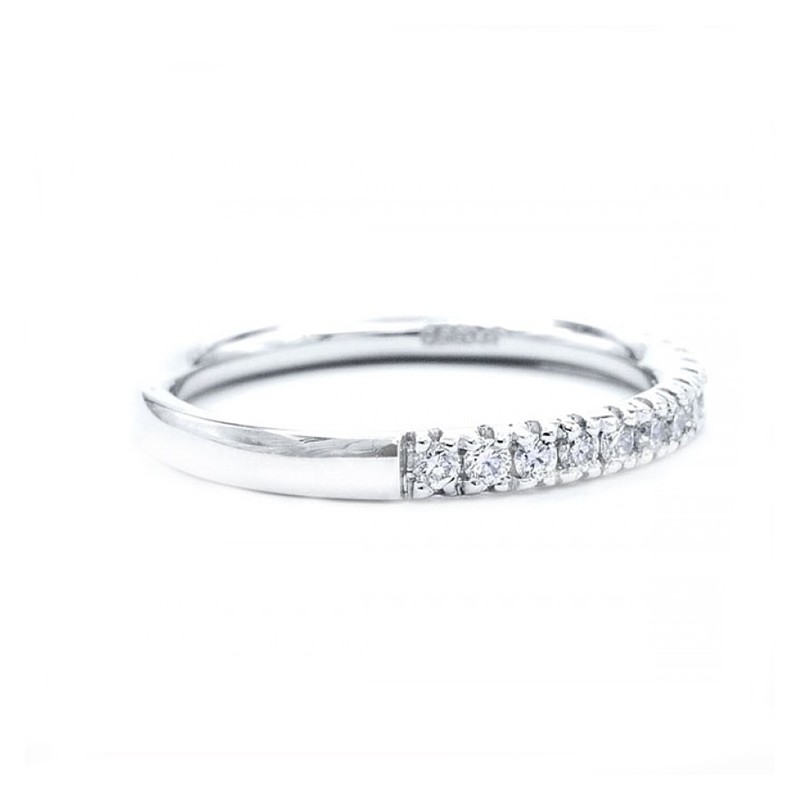 alianzas de platino con brillantes 2