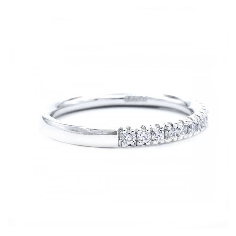 alianzas de platino con brillantes 2