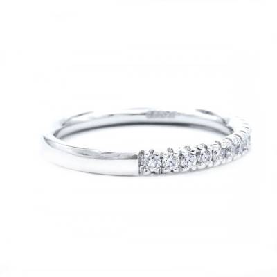 alianzas de platino con brillantes 2