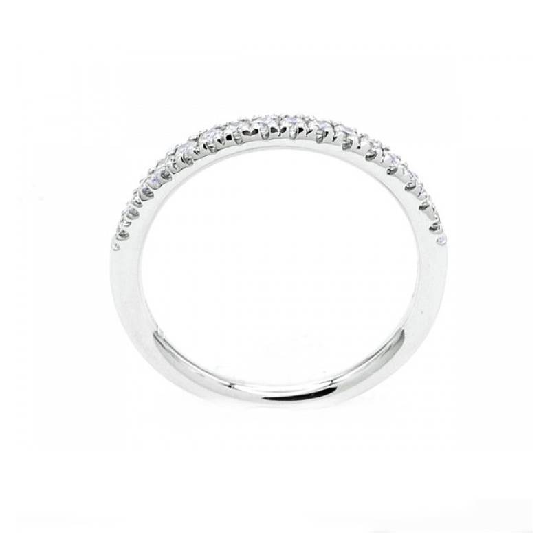 alianzas de platino con brillantes 3