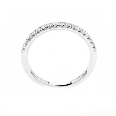 alianzas de platino con brillantes 3