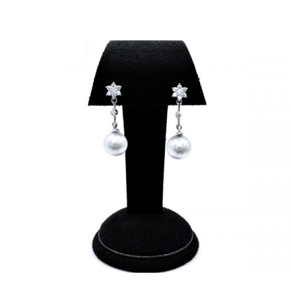 pendientes perlas diamantes largos 2