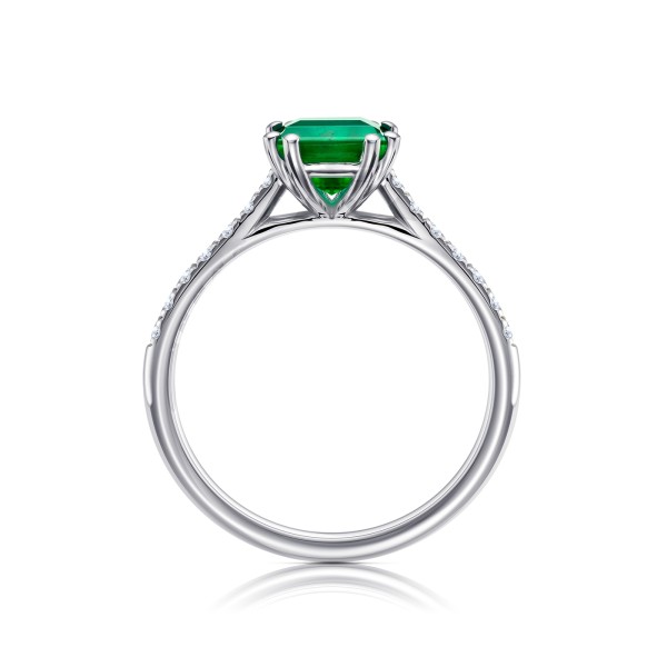 Anillo Green Cairo Esmeralda Octpgonal SR 22-3