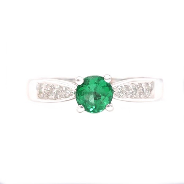 anillo de esmeralda HIGASHI