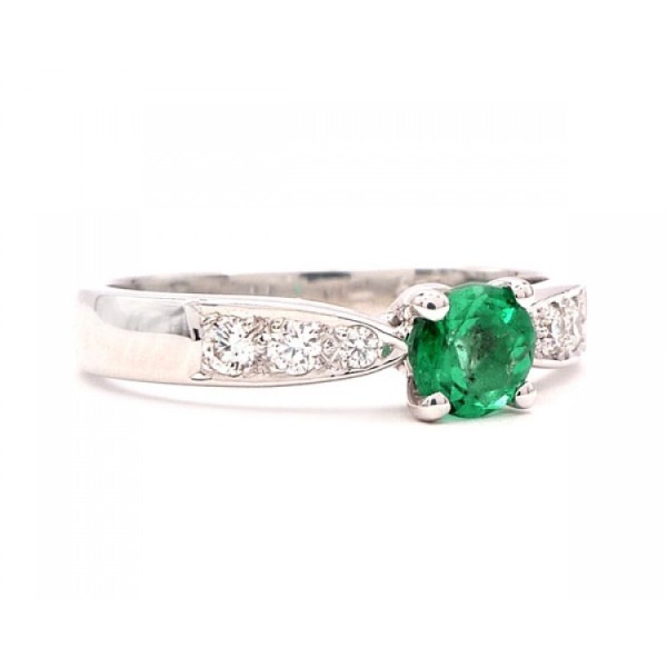 anillo de esmeralda HIGASHI 2