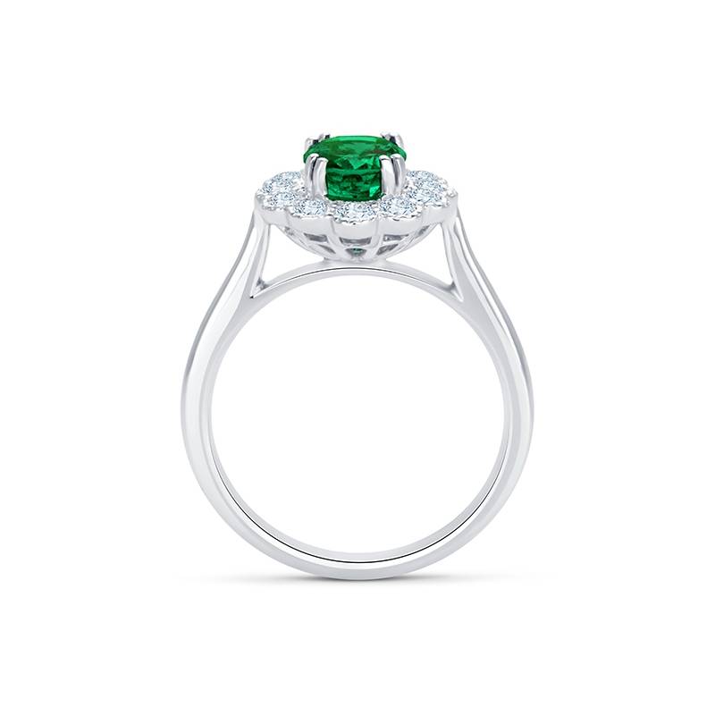 anillos con esmeraldas y diamantes