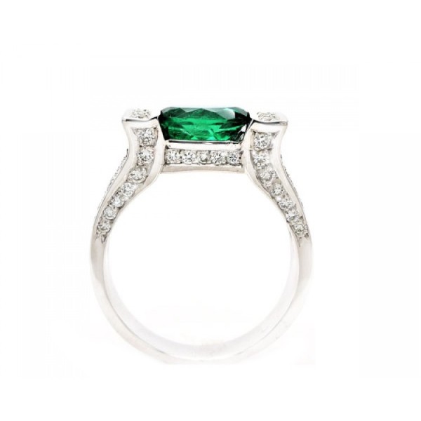 anillo esmeralda brillantes kintara 4