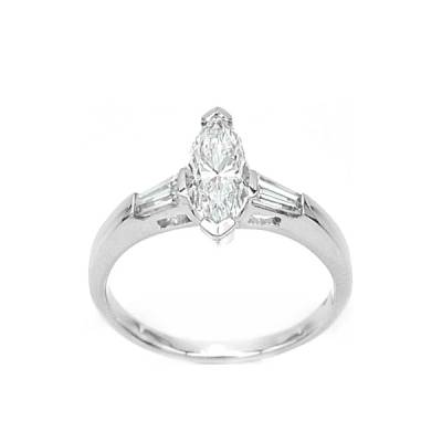 anillos con diamantes