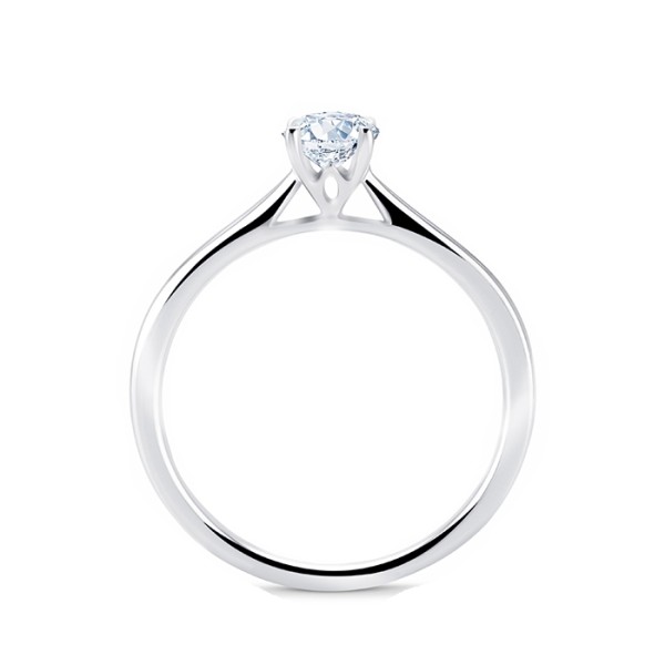 Sortija "Lido S" clásica y femenina white diamond-1