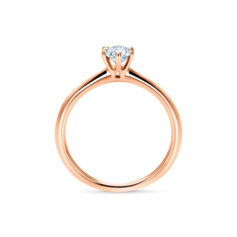 Anillo "HANA" clásico Oro rosa - SRR 21