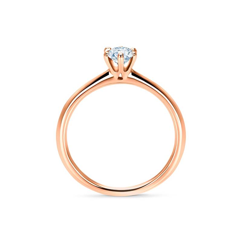 Anillo "HANA" clásico Oro rosa - SRR 21
