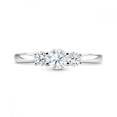 sortija de compromiso con diamantes certificados D-VS2 "Tetuan" - SR 53